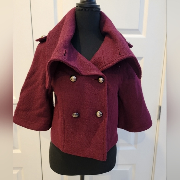 DELIA Spiga Italy pea coat - Picture 1 of 6